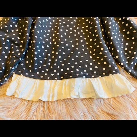 NWOT! Tucker+Tate Polka dot fleece top! - Picture 3 of 5